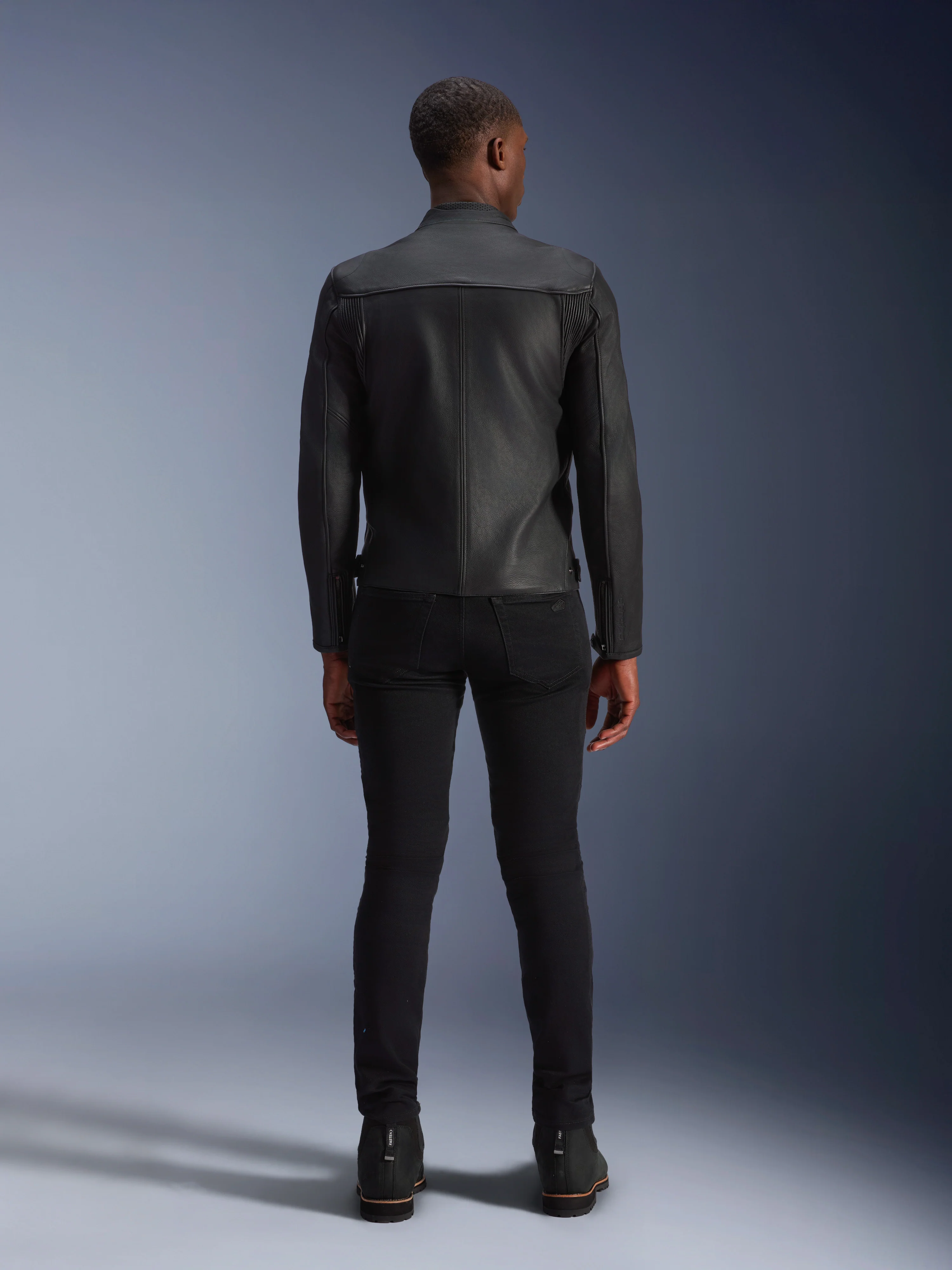 Blacktrack Leather Jacket - Image 3