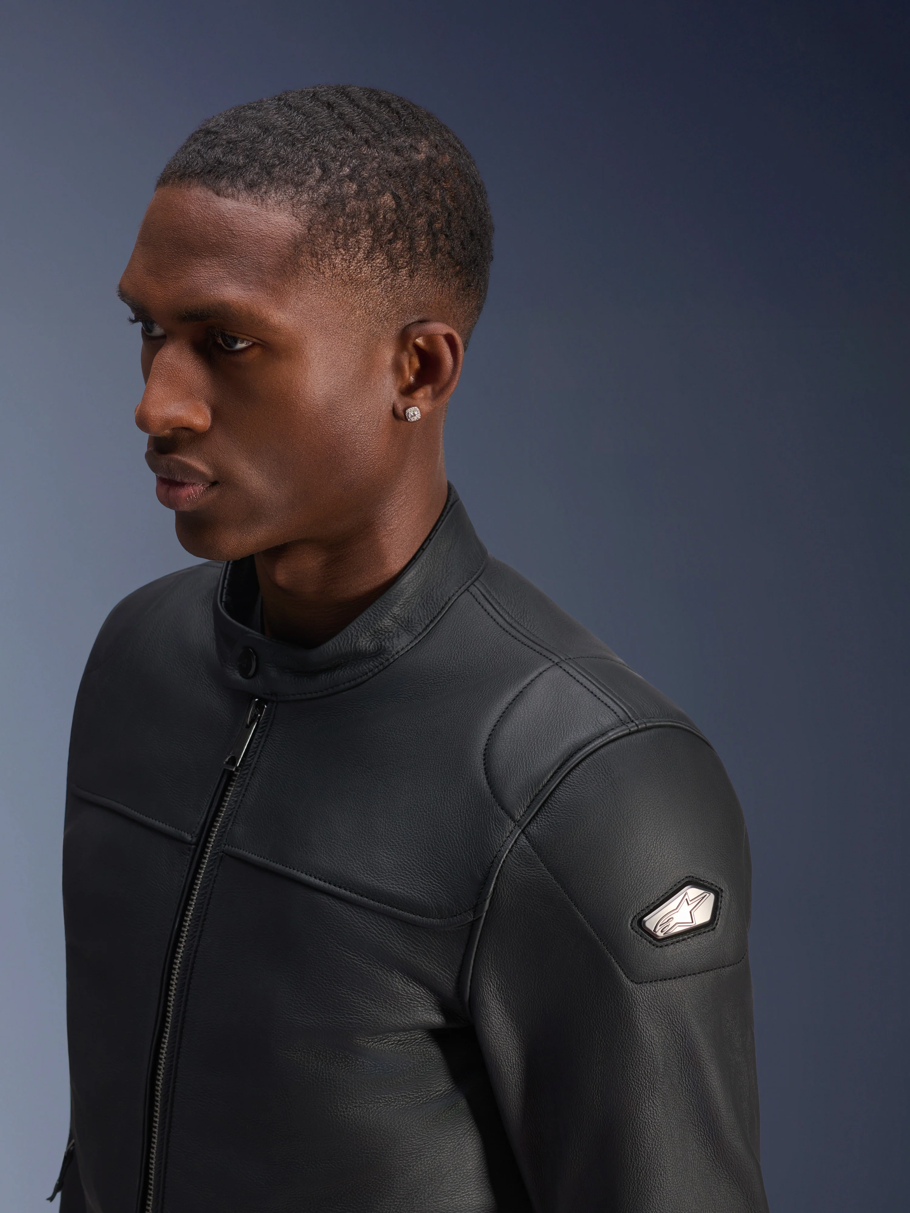 Blacktrack Leather Jacket - Image 7