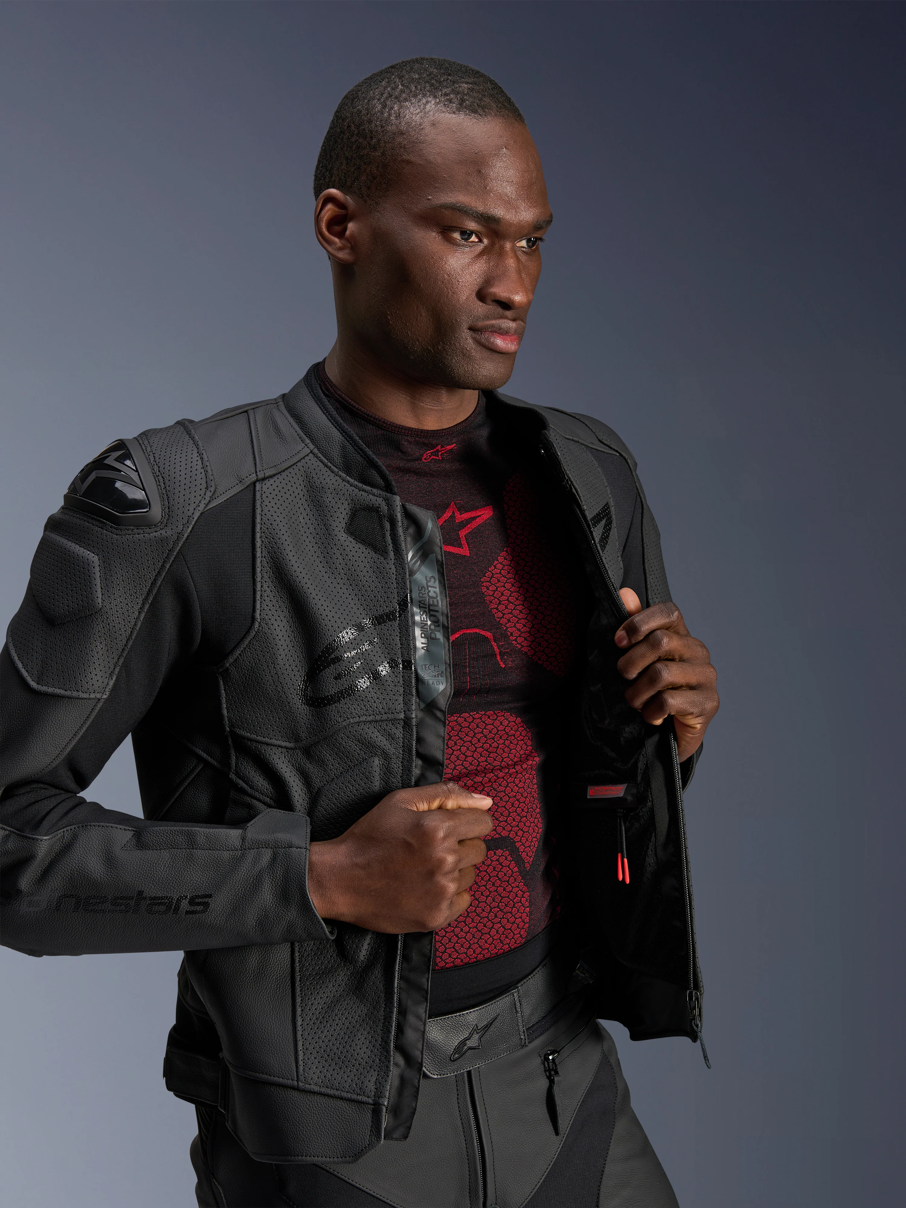 Dusk Airflow Leather Jacket - Image 7