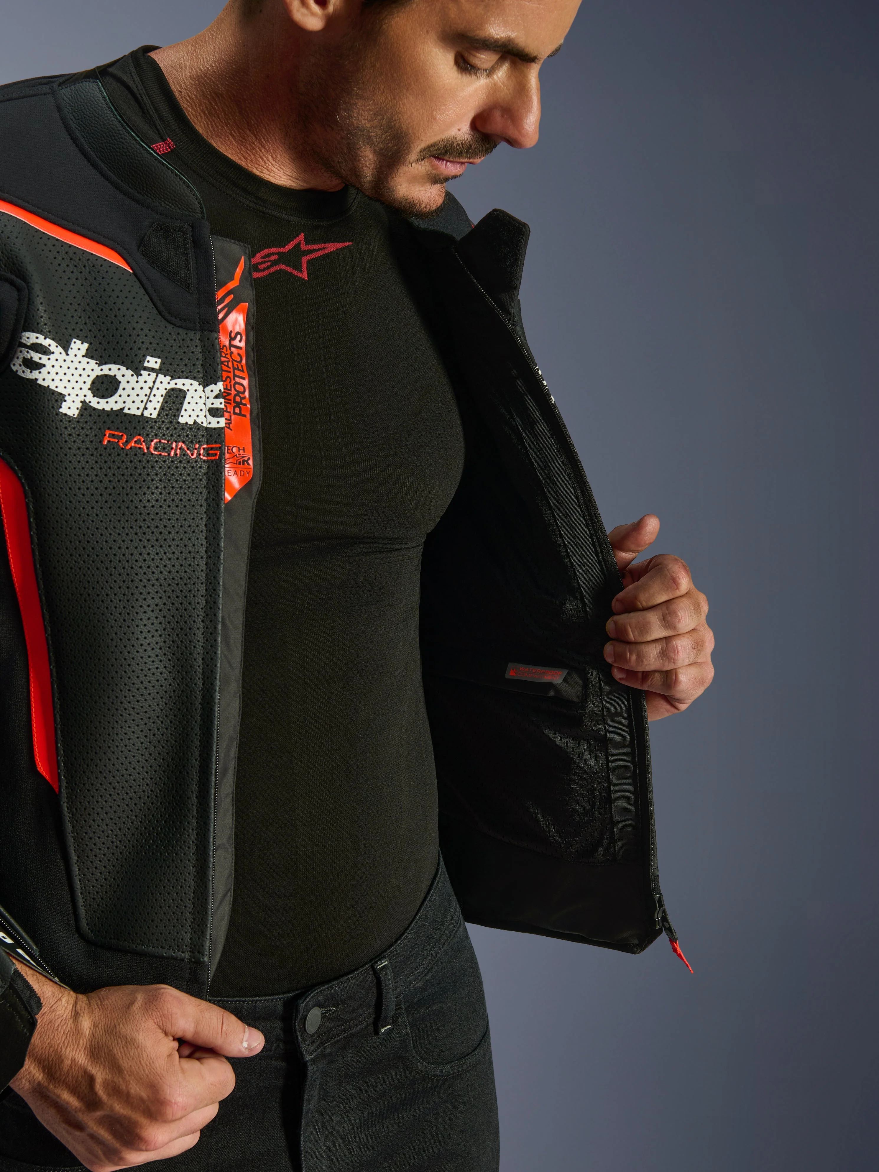 GP Force V2 Air Leather Jacket - Image 14