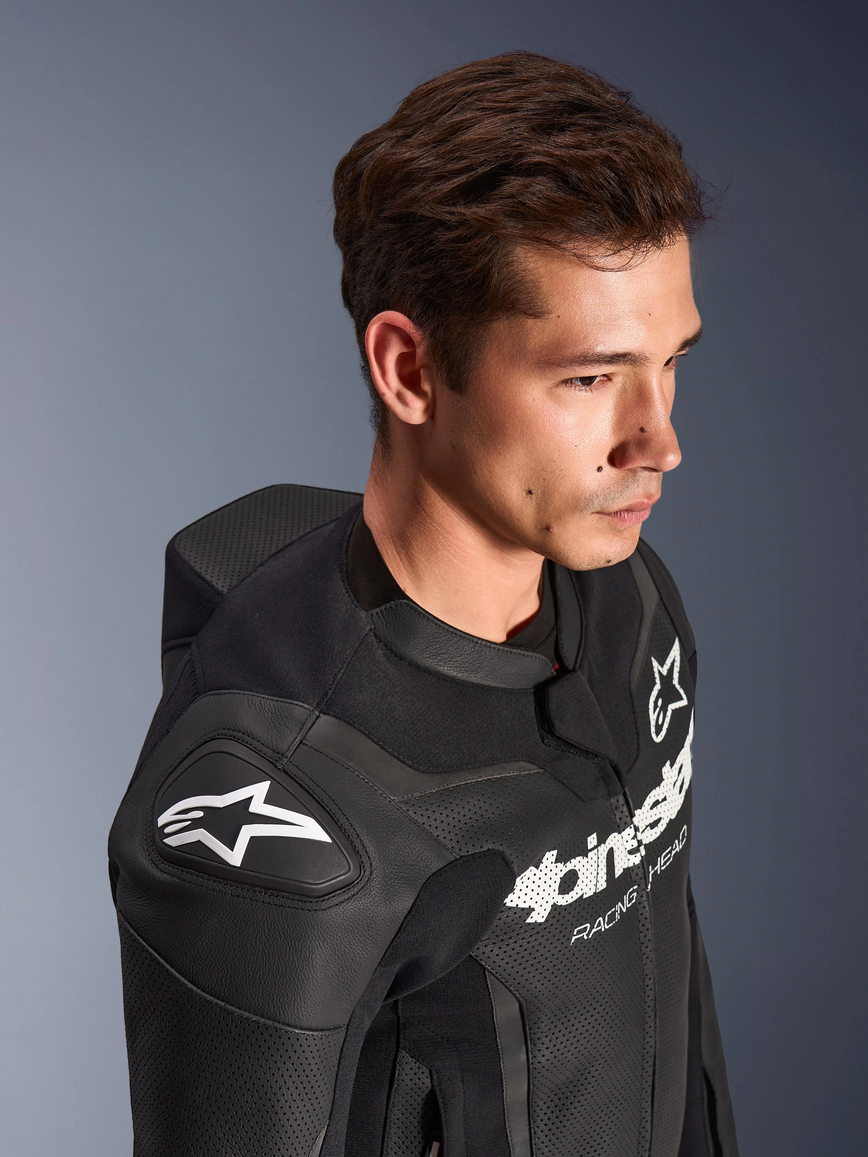 GP Force V2 Leather Suit - 2 Piece - Image 13