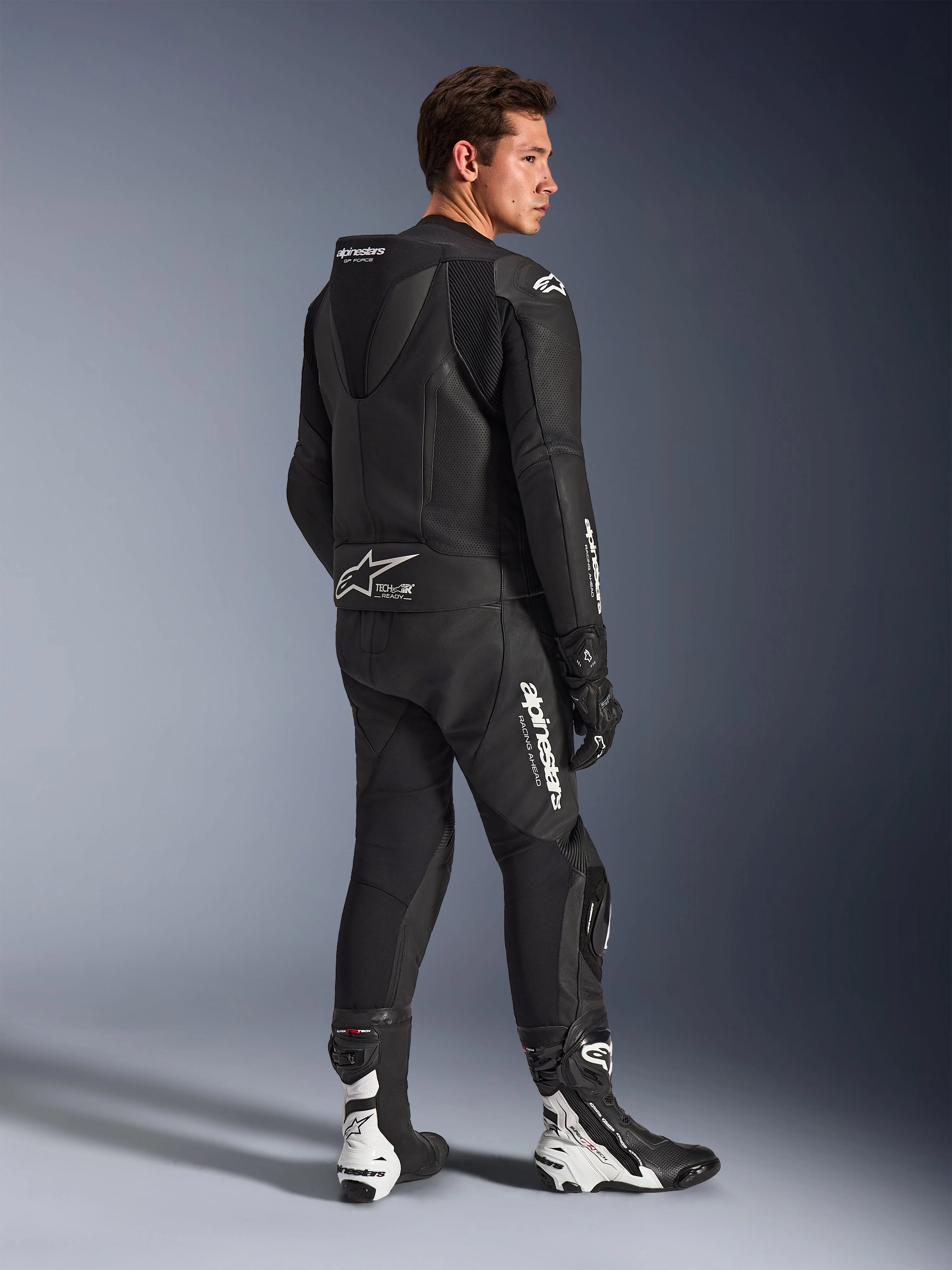 GP Force V2 Leather Suit - 2 Piece - Image 3