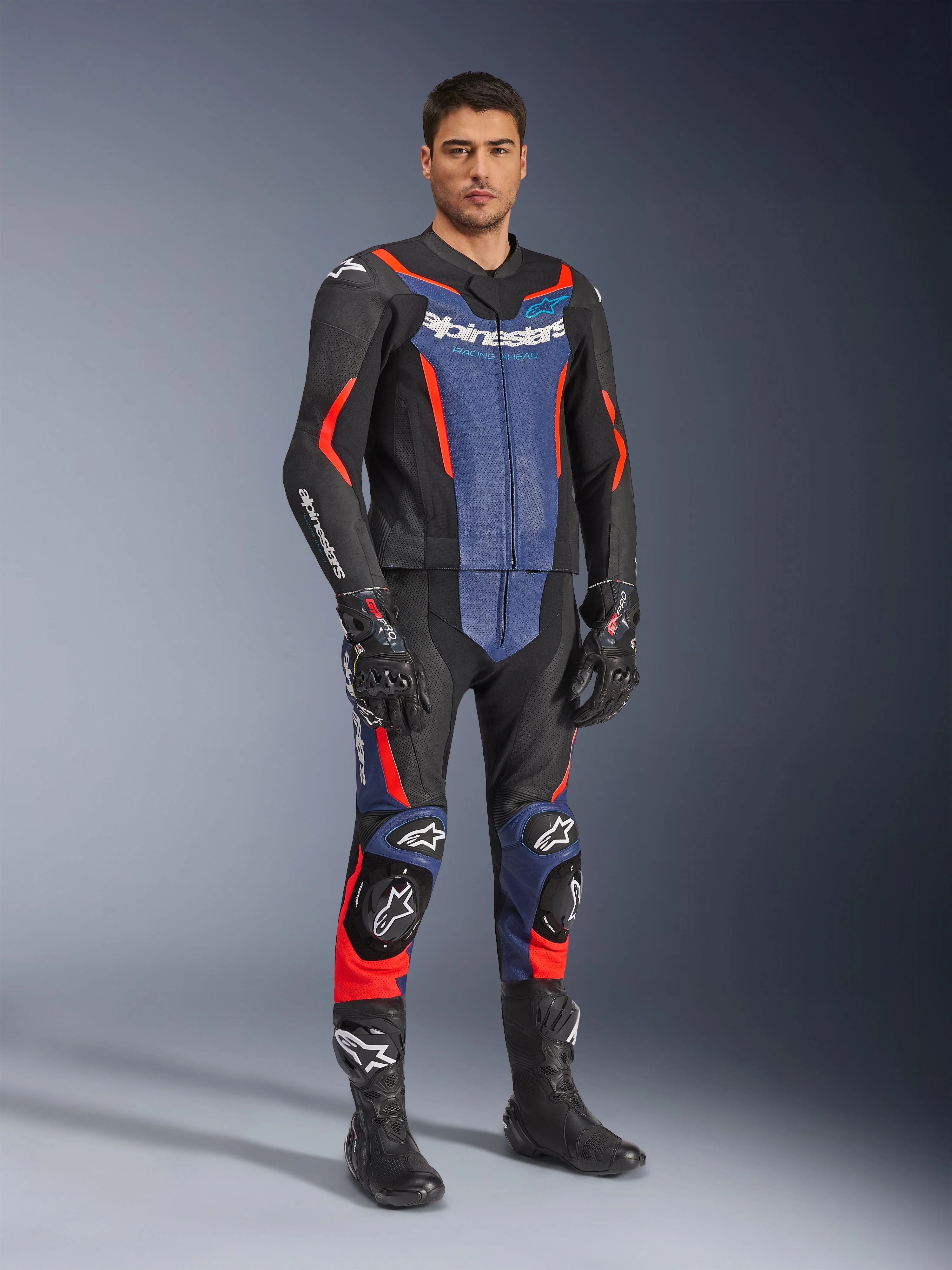 GP Force V2 Leather Suit - 2 Piece - Image 2