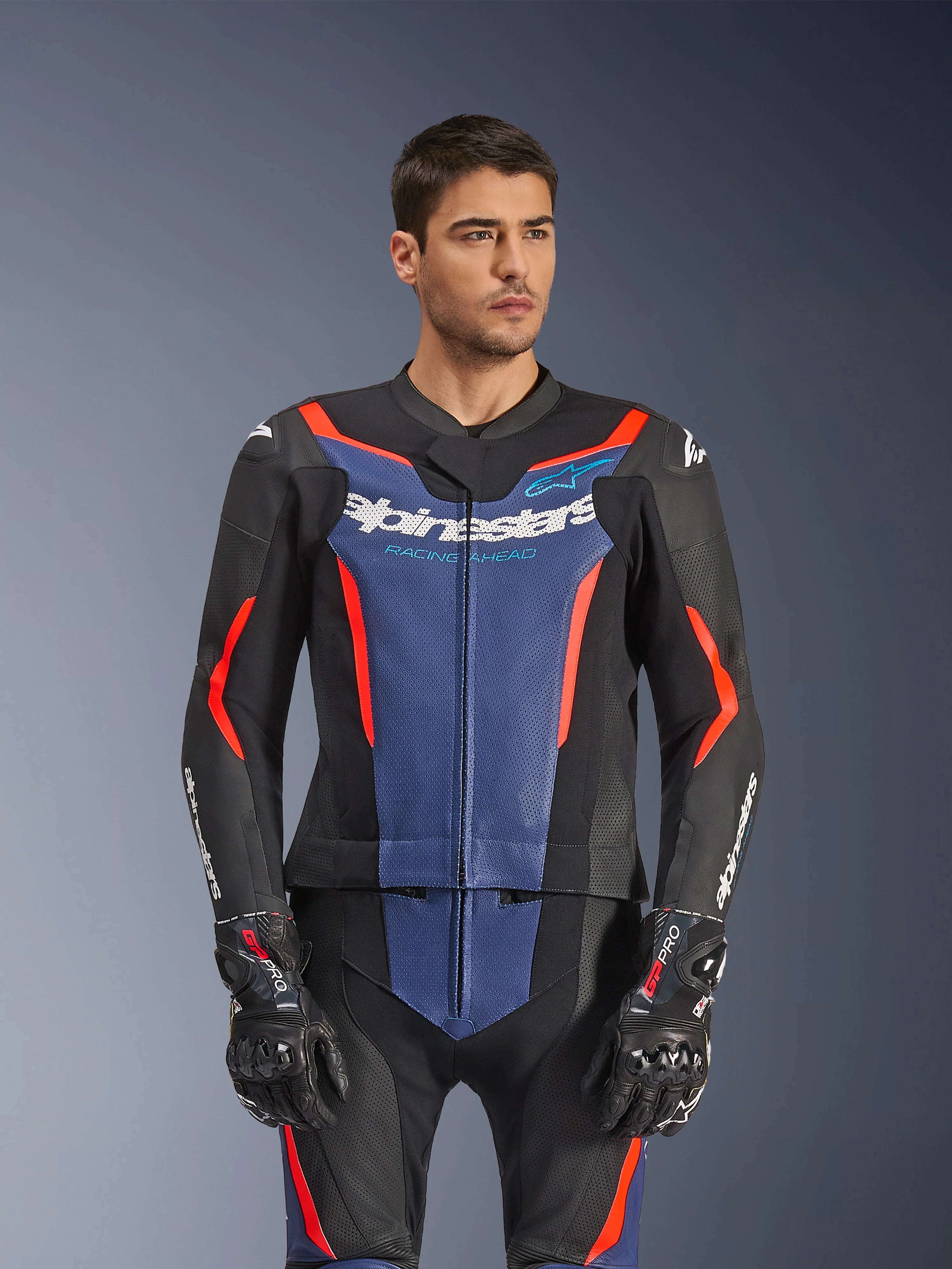 GP Force V2 Leather Suit - 2 Piece - Image 6