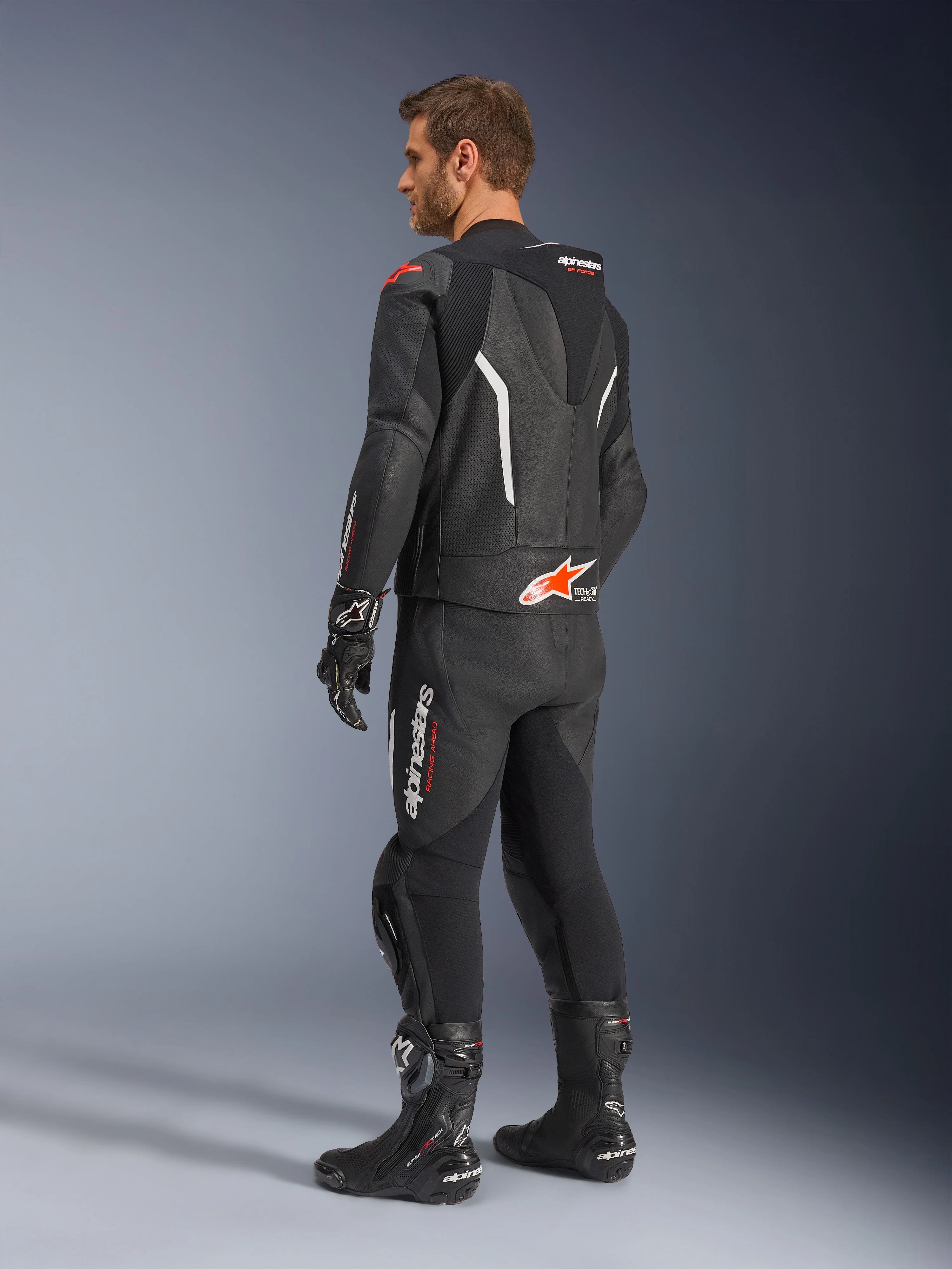 GP Force V2 Leather Suit - 2 Piece - Image 3