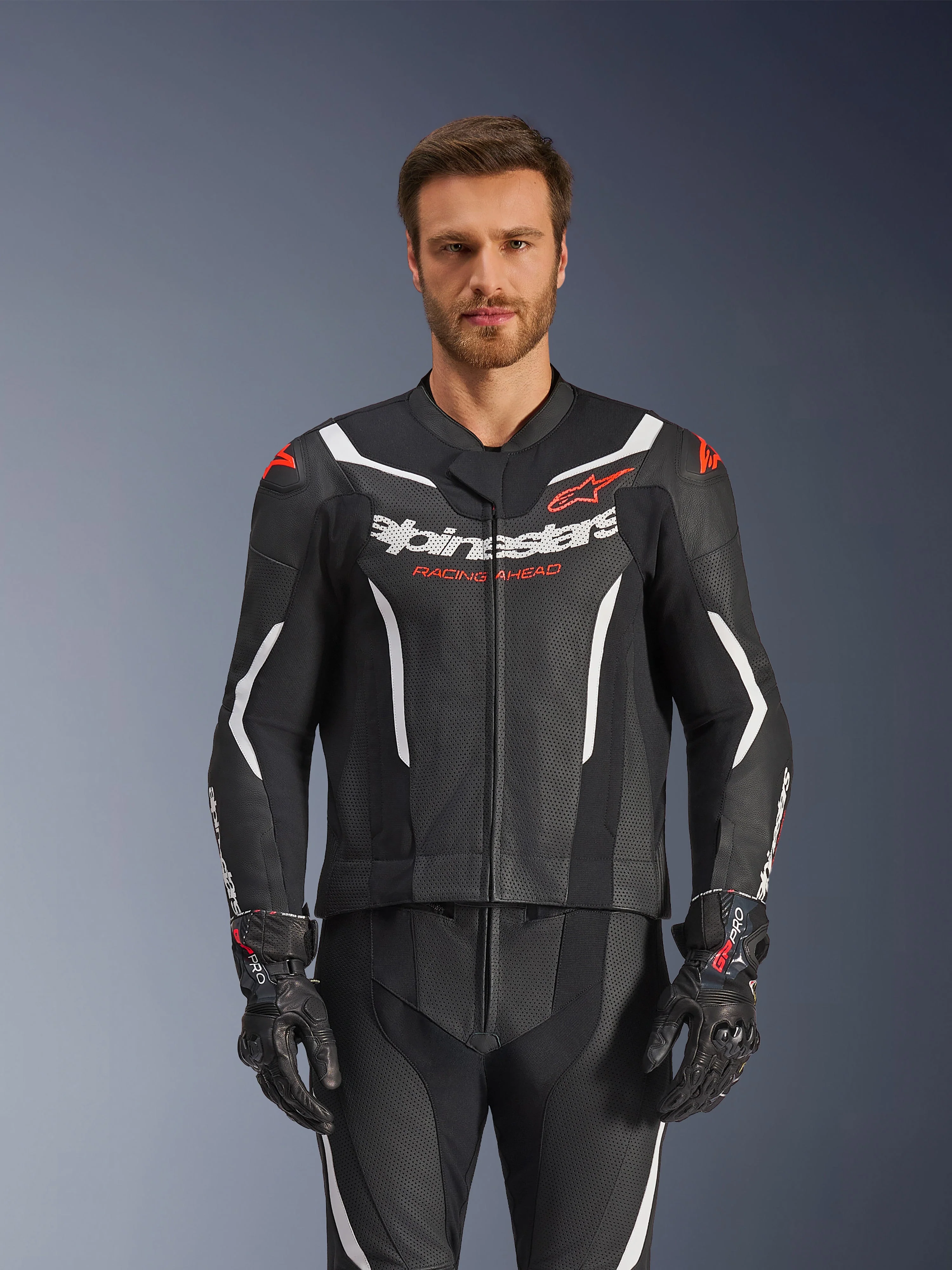 GP Force V2 Leather Suit - 2 Piece - Image 5