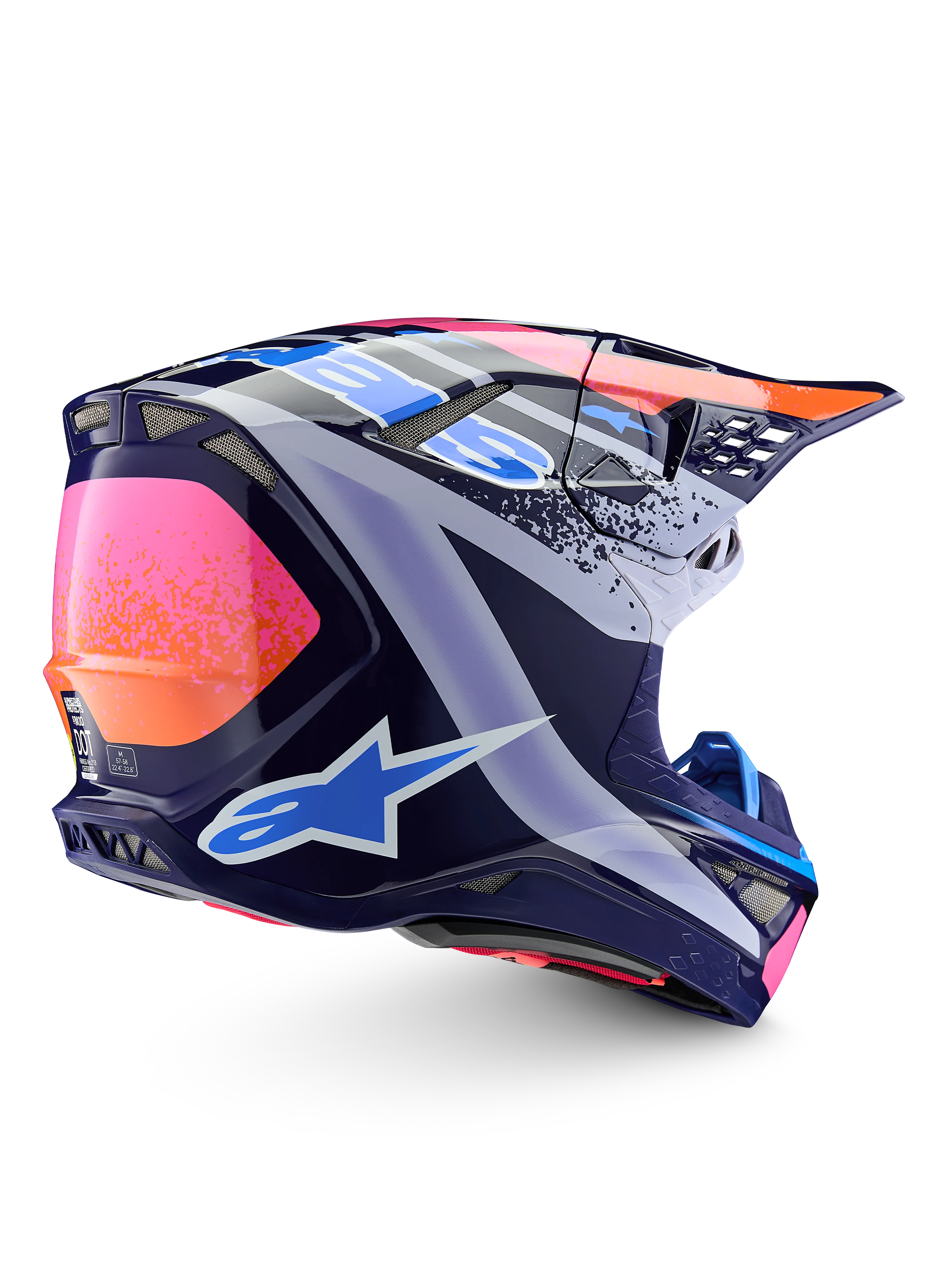 Limited Edition Supertech M10 Records Helmet ECE 22.06 - Image 2